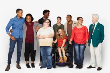 A diverse group of people