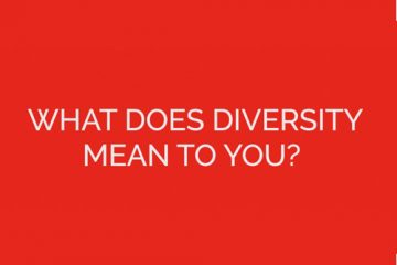 Text asking "What does diversity mean to you"