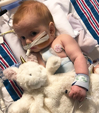Ruby Cotter, pediatric heart transplant patient.