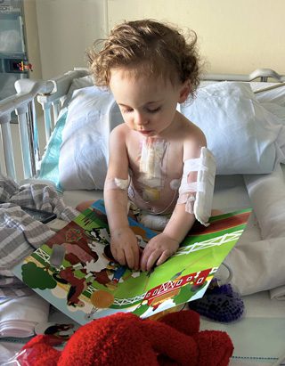 18-month-old John received a pulmonary valve transplant in a partial heart transplant procedure at NewYork-Presbyterian Morgan Stanley Children's Hospital, where one heart helped save the lives of three children.